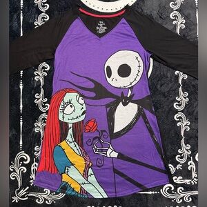 Nightmare Before Christmas Sleeper shirt